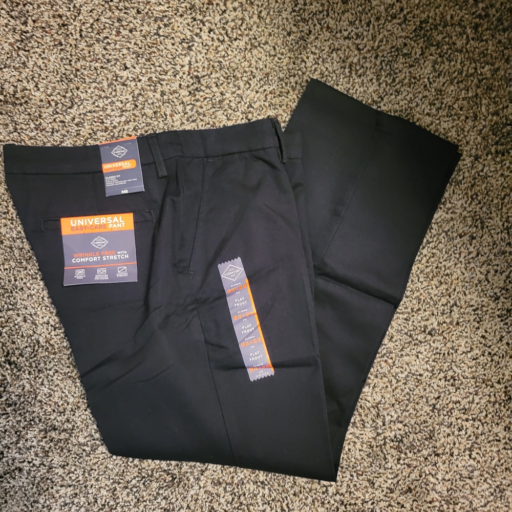 St. John's Bay Men's Black Dress Pants